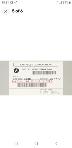 CHRYSLER ✅ JEEP✅ RAM✅ DODGE✅ RADIO UNLOCK CODE✅ T00AM✅ T00✅  T**QN✅ SERIALS - Picture 9 of 11