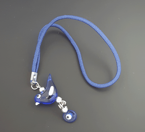 Nazar Boncuk Kus Auto Rückspiegel Anhänger Blaues Auge Vogel Schlüsselanhänger - Bild 2 von 2