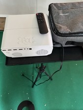 DBPOWER C16 AMP501 1080p LCD Projector 16:9 HDMI USB w/ stand