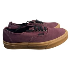 Vans Authentic Low Top Canvas Sneakers Plum G...
