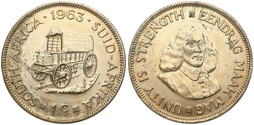 Sudafrica - South Africa 1 One Penny - Suid Afrika - Anni Vari - 第 36/37 張圖片
