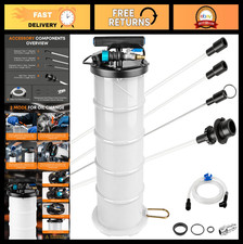 6.5l Oil Extractor Pump - Pneumatic Manual Fluid Extractor With Suction Hoses