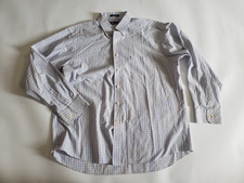 Chaps Mens Classic Fit Twill Check Long Sleeve Button Down Shirt 17-17.5 34/35