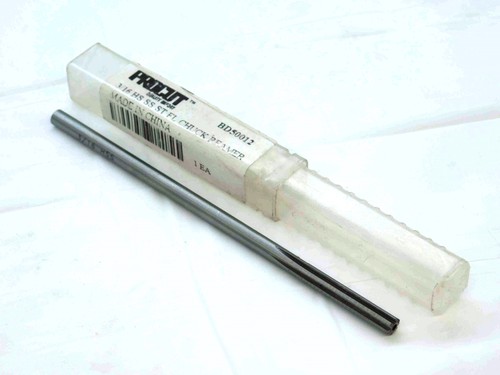 PROCUT 3/16 O.D. HSS CHUCKING REAMER 6 FLUTE .1875 ONSIZE STRAIGHT SHANK