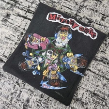 Vtg 90s Motley Crue T-Shirt XL 1991 Decade of Decadence Rock Band Tee Brockum