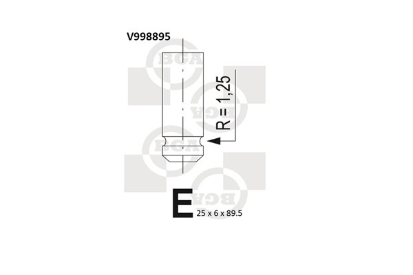 Fits BGA V998895 ENGINE VALVE  ⭐UK Stock⭐