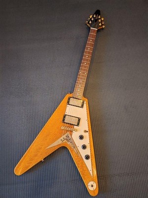 Electric Guitar Epiphone Flying V 1958 Korina Natural Korea S/N U06090191