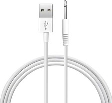 USB Cable, 32.7in to DC 16mm x 2.5mm Charging Cord for 1 Pcs White