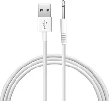 USB Cable, 32.7in to DC 16mm x 2.5mm Charging Cord for 1 Pcs White 