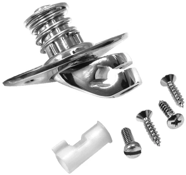 Soportes de soporte para parasol cromados Chevrolet Chevy II Nova 1965-1973 - par Foto 3 de 4