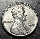 1943 1C Lincoln Cent VF Steel Pennie #3
