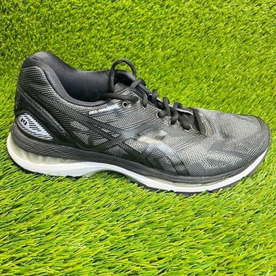 Asics Gel Nimbus 19 Womens Size 9.5 Black White Athletic Running Shoes Sneakers