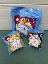 Vintage 1998 McDonald  s Little Mermaid Lot 3 Sealed Happy Meal Toys VTG