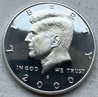 2000-S Kennedy Half Dollar Proof 90% Silver-INV#8713