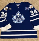 GAME WORN   AHL  TORONTO MARLIES  SIZE  58 PRO HOCKEY JERSEY
