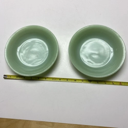 Fire King Oven Ware Jadeite soup bowls