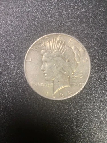 USA PEACE SILVER DOLLAR 1934-S XF LIBERTY HEAD LEFT EAGLE FACING RIGHT PERCHED