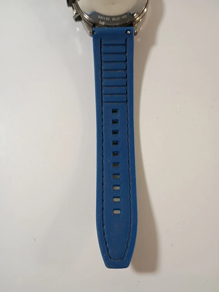 Reloj Fossil Cronógrafo Hombre Silicona Goma Cuarzo y Batería.Ch-2736 Foto 4 de 4