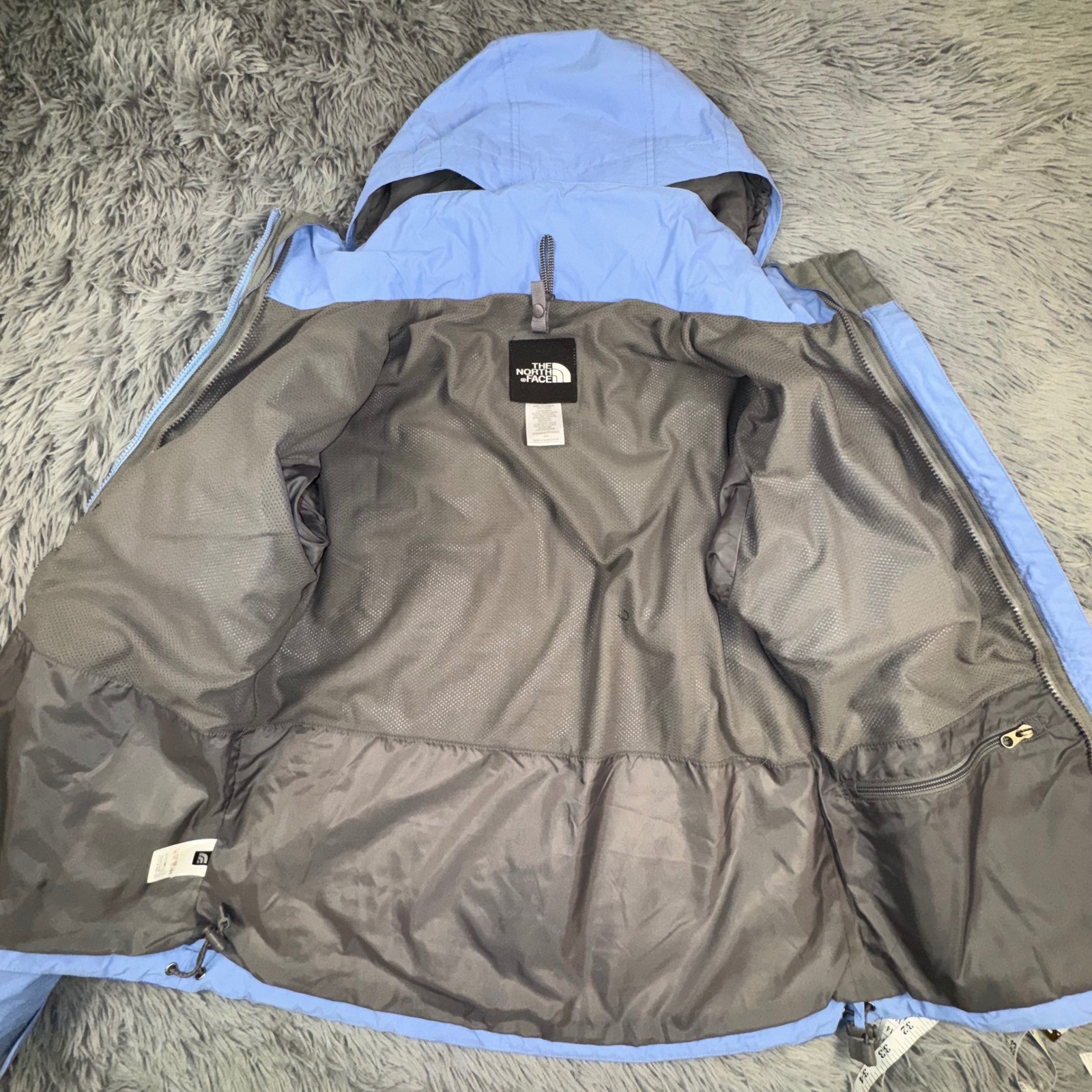 The North Face Trinity Triclimate 3 in 1 Jacket Womens Small Periwinkle HyVent image 9