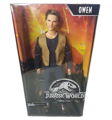 Barbie Signature Jurassic World Dinosaur Movie Owen Grady Ken Doll FJH57 NRFB