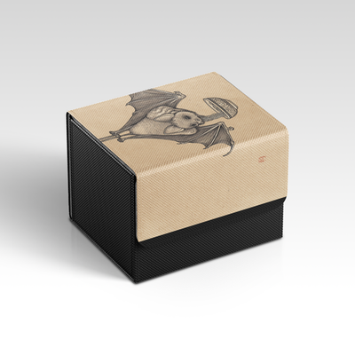 MTG Deckbox | Bat Eating Ramen Themed TCG Deckbox | Unofficial MTG
