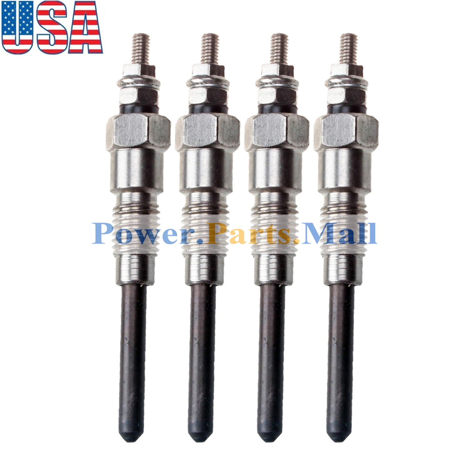 4pcs Glow Plug for Kubota L2900DT L2900DTGST L2900F L3200DT L3200F L3200HST