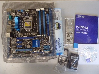 MAINBOARDS ASUS P7P55-M INTEL P55 LGA1156 DDR3 PCIE PCI