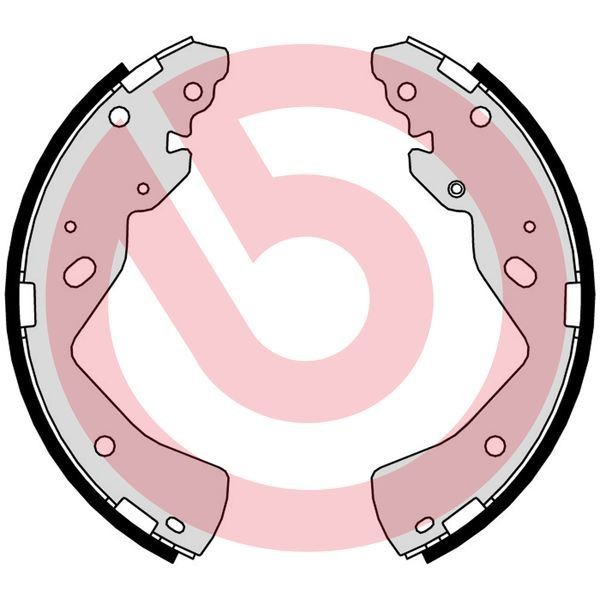 Brembo S 49 527 Bremsbackensatz Hinten FüR Ford Ford USA Mazda-image