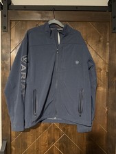 Ariat Logo Softshell Blue Jacket
