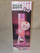 Hello Kitty Valentines Day Pink Glitter Motion Mood Light Ukonic 12” Tall Lamp