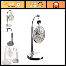 Elegant Pocket Watch Display Stand - Arched Holder for Half Arch Design, Silver