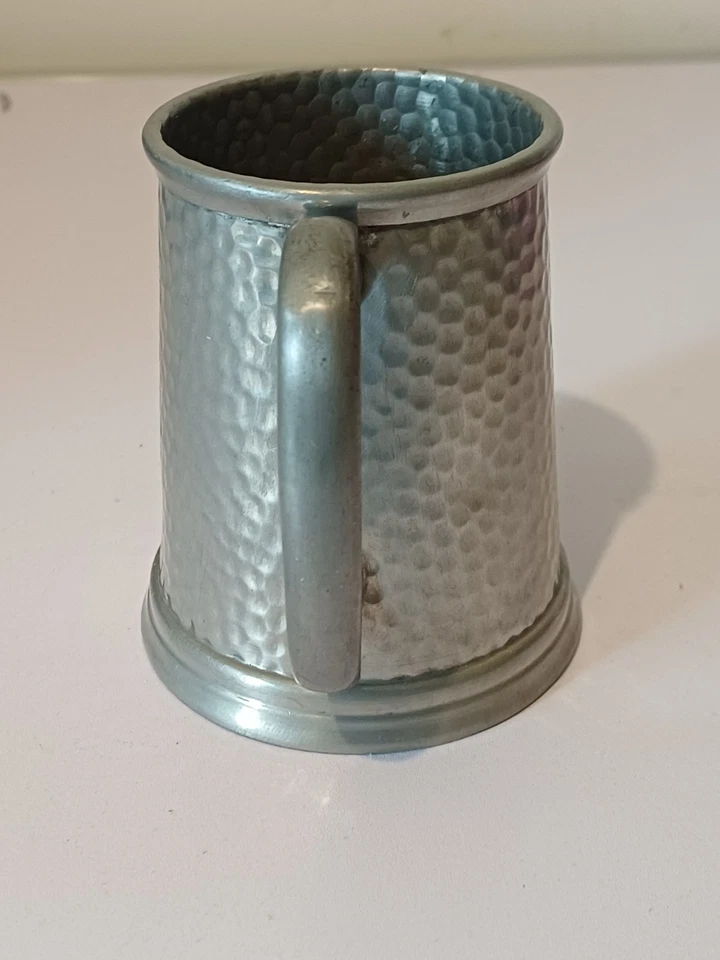 James Dixon and Sons Cornish Pewter Tankard with Glass Bottom - Image 4 of 4