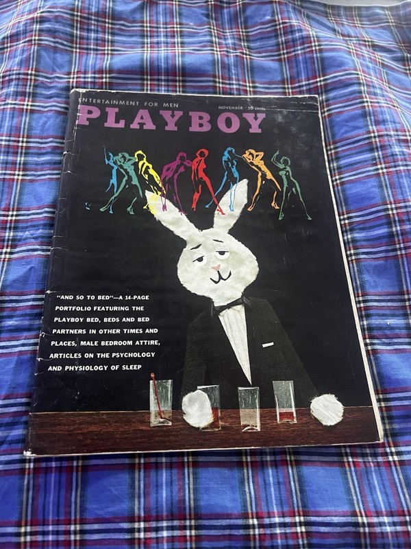 VINTAGE Playboy Magazine November 1959 Playmate Donna Lynn with Centerfold