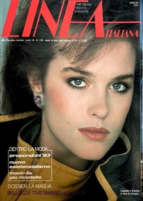 LINEA ITALIANA Magazine September 1982/2 Laura Roberson CYRIELLE CLAIR