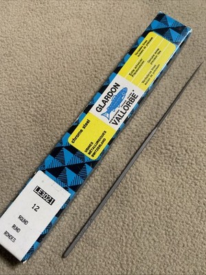 Glardon-Vallorbe 55mm Round Cut LE3021 File #4, New, Swiss Made Jewelry Tool