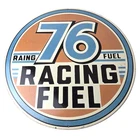 Vintage Union 76 Gasoline Sign - Porcelain Racing Fuel Gas Service Pump Sign