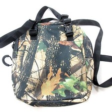 Nano Universe Khaki Black Shoulder Bag AllOver Pattern F Excellent Condition
