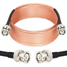 BNC Cables 25FT, 50 Ohm BNC Male Cable RG316 Antenna Cable for Antenna Scanne...