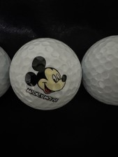 Walt Disney's Mickey Mouse Logo Golf Ball 5 Club de Golf Pre-Owned
