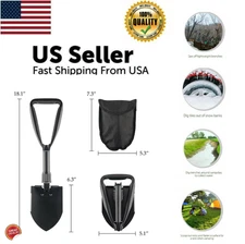 Military Folding Entrenching Shovel Tool With Multi functional portable shovel