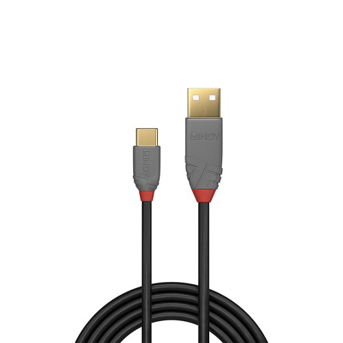Lindy 3M Usb 2.0 Type A To C Cable Anthra Line. Cable Length: 3 M. Connector 1: