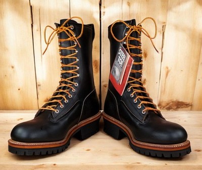Red Wing 2210 Lineman Boots Size 10D (Steel Toe) (USA) (1997) (LOC