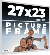 27x23 Frame White Wood Picture Photo Frame with UV Acrylic and Acid Free Backing