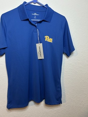 PITT Women s Polo NWT Size L Fitted Short Sleeve