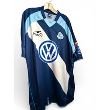 Atletica Puebla FC Soccer Jersey Mens XL Navy Blue Volkswagen Sol Liga MX NWT