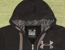 UNDER ARMOUR Hoodie Sweatshirt Full Zip Storm Coldgear Loose Fit Men's M