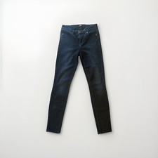Paige Verdugo Ultra Skinny Jeans Size 27 Mid-Rise Dark Blue Stretch Denim