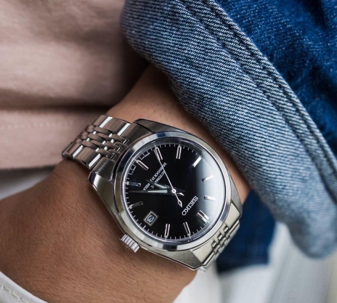 SEIKO Spirit Mechanical SCVS003 Automatic Watch Black Dial Stainless Steel