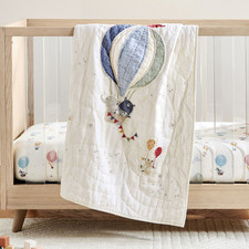 Potterybarn Best Seller Hot Air Balloon Baby Quilt