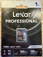 Lexar Professional 1066x 1TB SDXC UHS-I Memory Card V30 Class 10